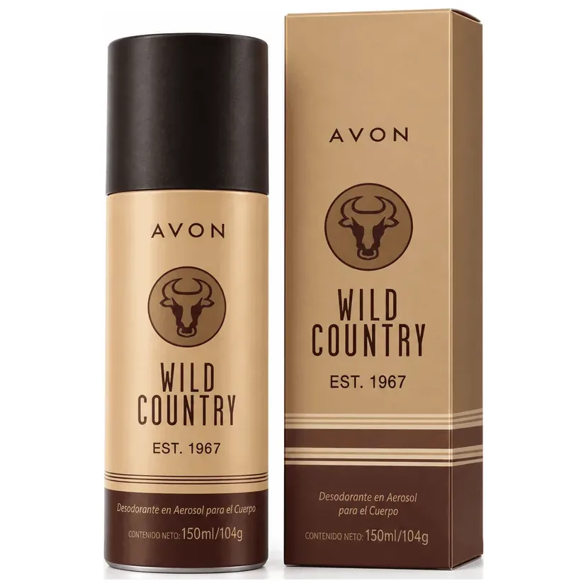 Desodorante Corporal en Aerosol Avon Wild Country 150ml