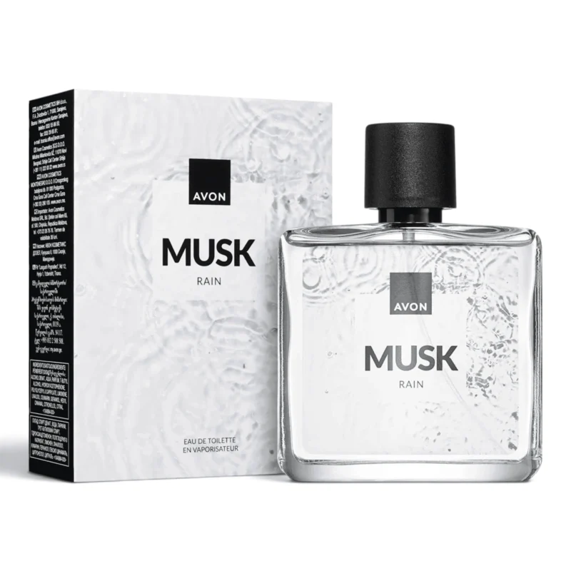Perfume Masculino Musk+ Rain Avon 75 ml