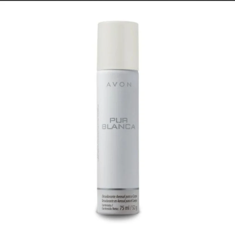 Desodorante en Aerosol para el Cuerpo Pur Blanca Avon 75 ml / 52 g