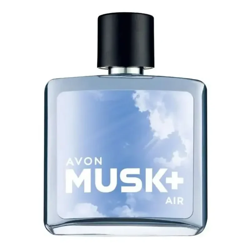 Perfume Masculino Musk+ Freeze azul Avon 75 ml