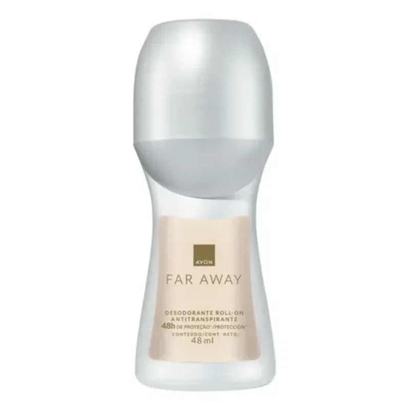 Desodorante Antitranspirante Roll-On Far Away Clásico Avon 48 ml