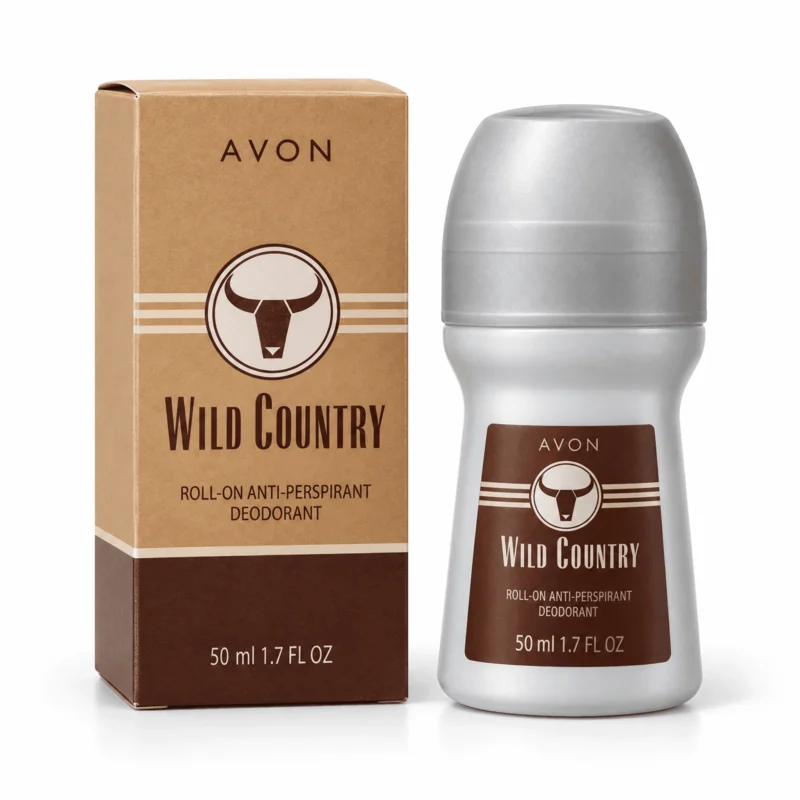 Desodorante Antitranspirante Roll-On Wild Country Avon 50 ml