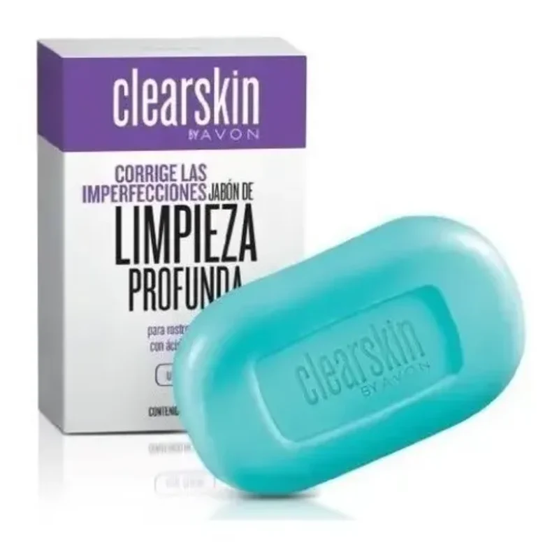 Jabón de Limpieza Profunda Corrige Imperfecciones Clearskin Avon 70 g