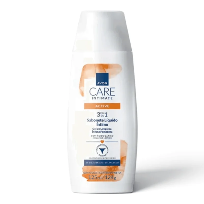 Jabón Líquido Íntimo Active Avon Care Intimate 125 ml