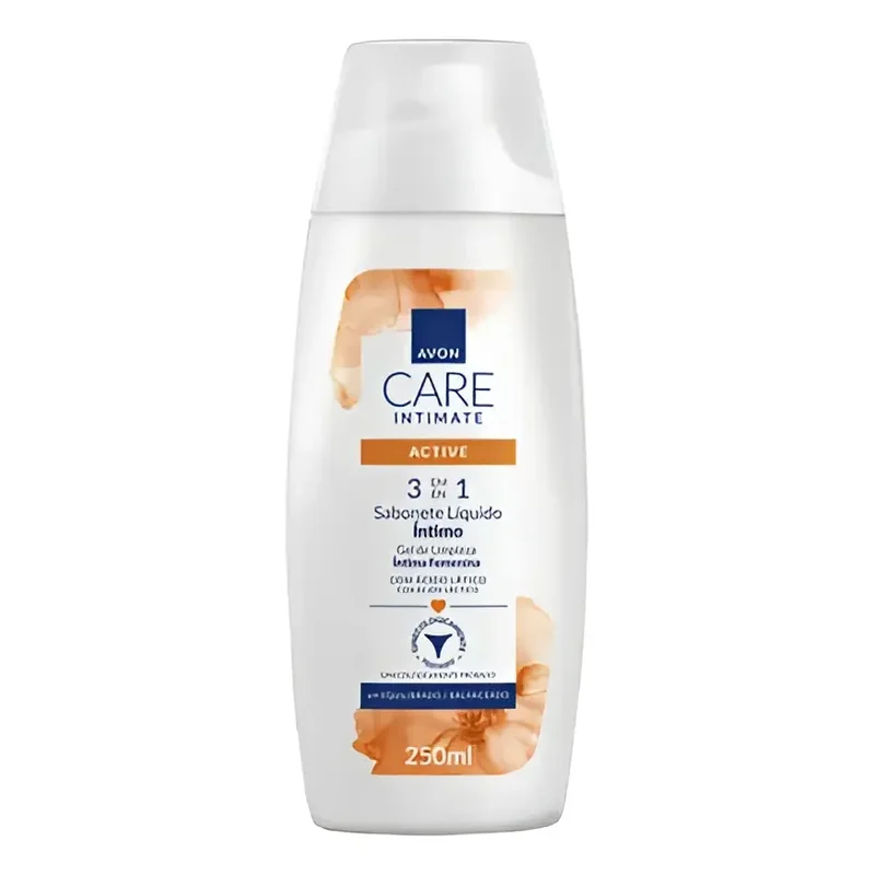 Jabón Líquido Íntimo Active Avon Care Intimate 250 ml