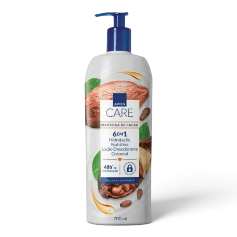 Loción Desodorante Corporal Hidratación Nutritiva Manteca de Cacao Avon Care 700 ml