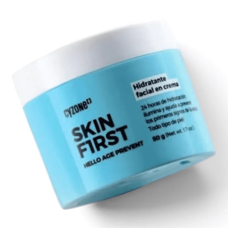 Hidratante Facial en Crema Skin First Hello Age Prevent 50 g