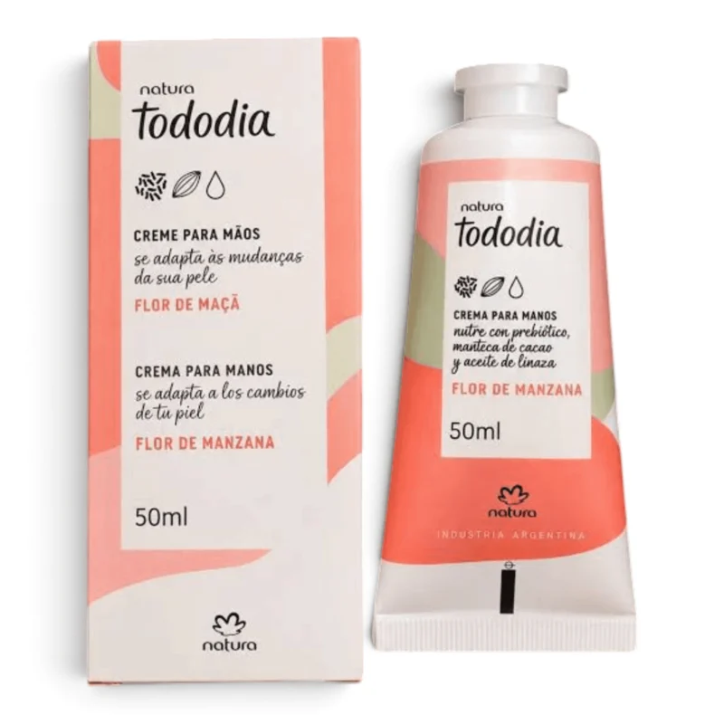 Crema Nutritiva para Manos Flor de Manzana Tododia Natura 50 ml