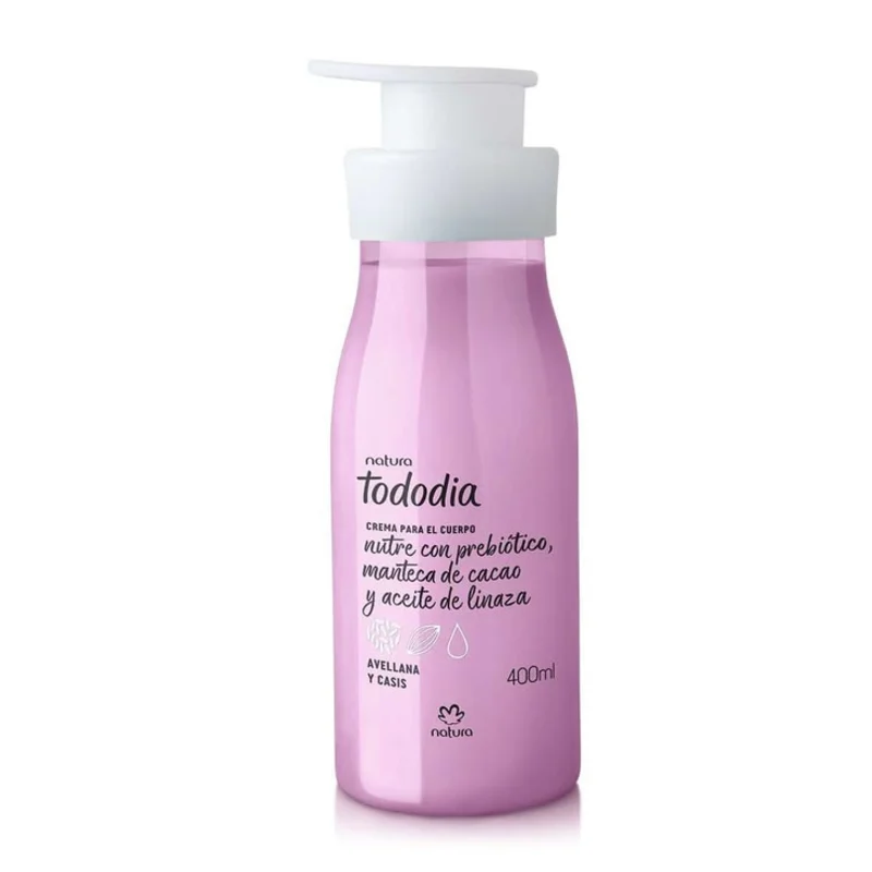 Crema Nutritiva para el Cuerpo Tododia Avellana y Casis 400 ml