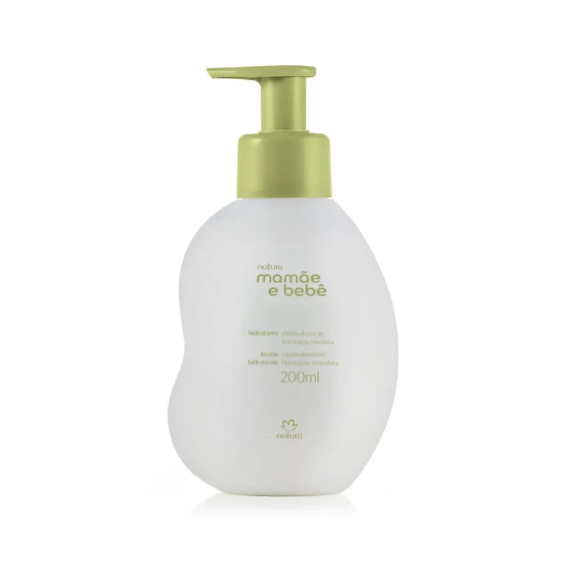 Loción Hidratante Tradicional Mamãe e Bebê Natura 200 ml