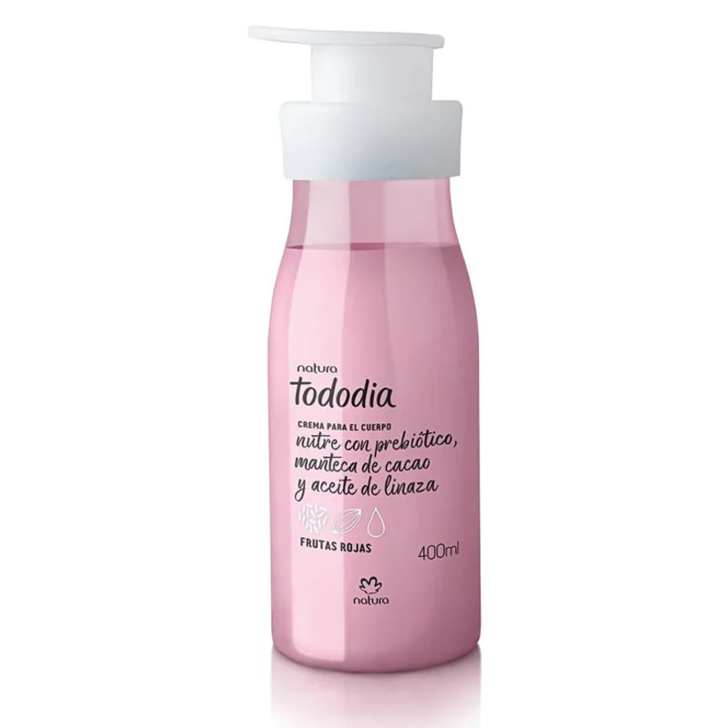 Crema Nutritiva para el Cuerpo Tododia Frutas Rojas 400 ml