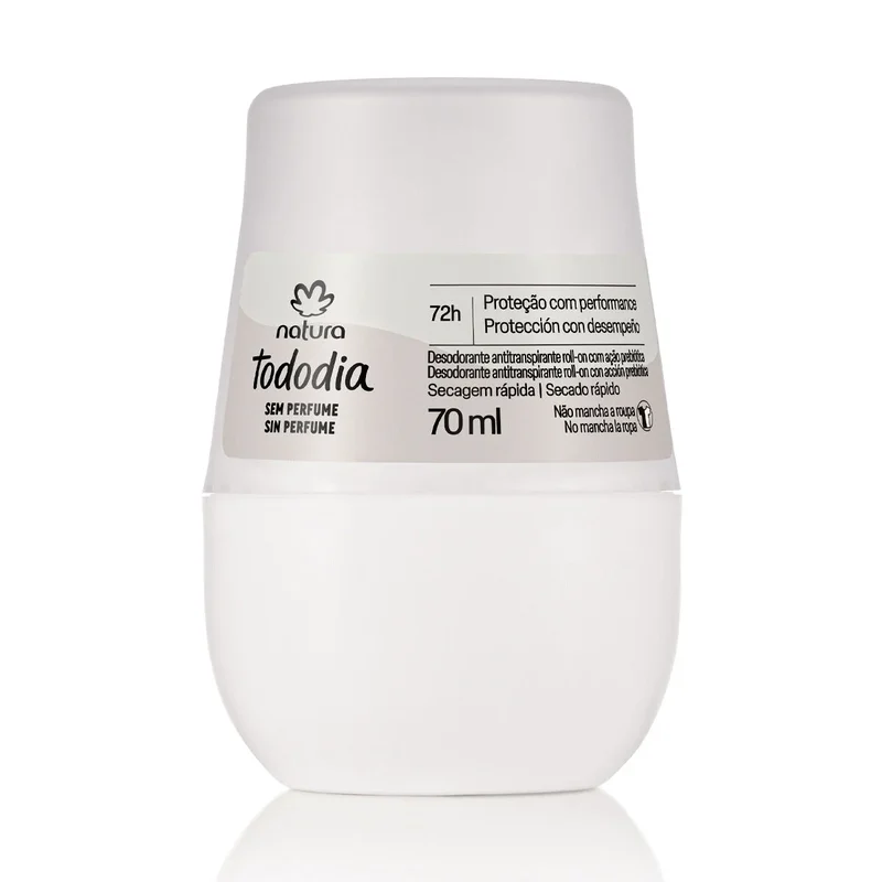 Desodorante Antitranspirante Roll-On Sin Perfume Tododia Natura 70 ml
