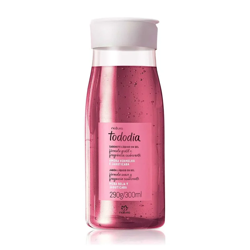 Jabón Líquido en Gel Corporal Mora Roja y Jabuticaba Tododia Natura 300 ml