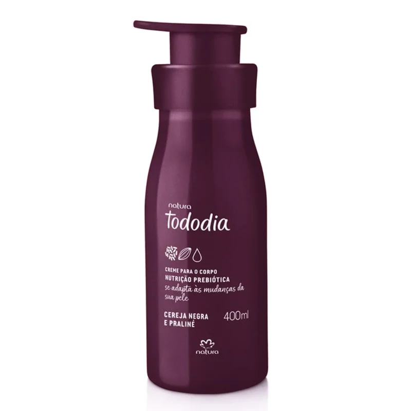 Crema Nutritiva para el Cuerpo Tododia Cereza Negra y Praliné 400 ml