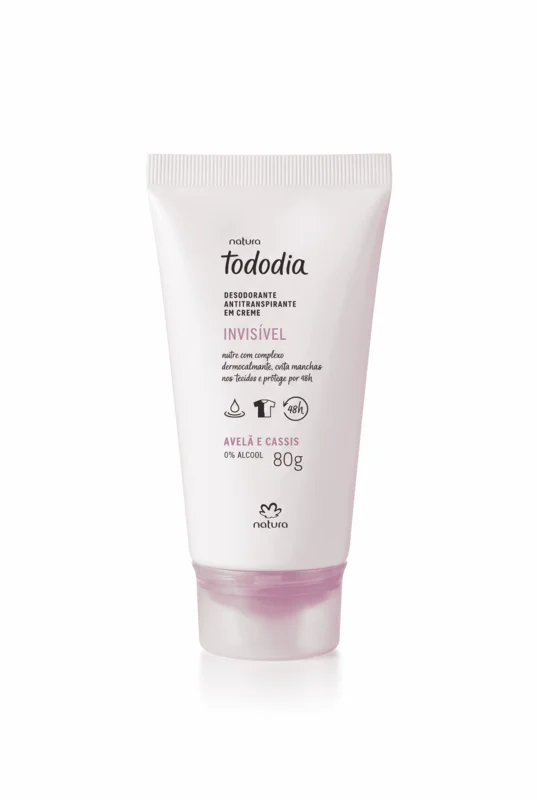 Desodorante Antitranspirante en Crema Tododia Avellana y Casis 80 g