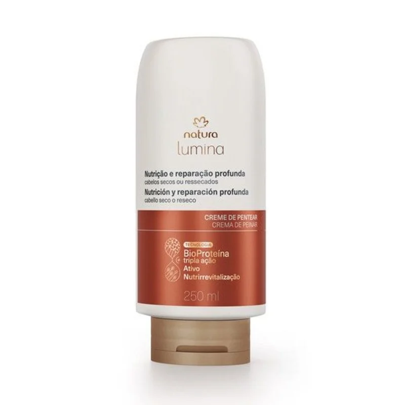 Crema para Peinar Selladora de Cutículas Lumina Cabello Seco 250 ml