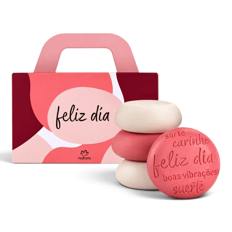 Jabones en Barra Puro Vegetal Tododia "Feliz Día" (4 uds. de 90 g c/u)